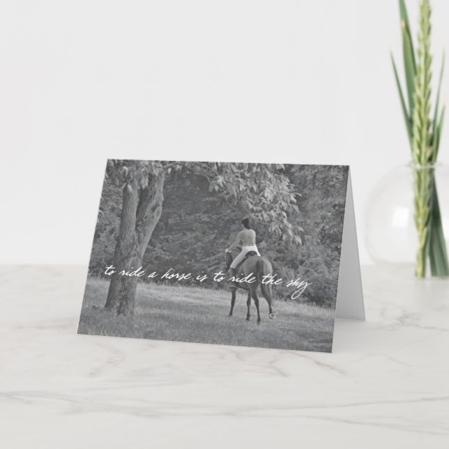 LIKSOM PEGASUS-gratulationskort Tack Kort (Framsida)