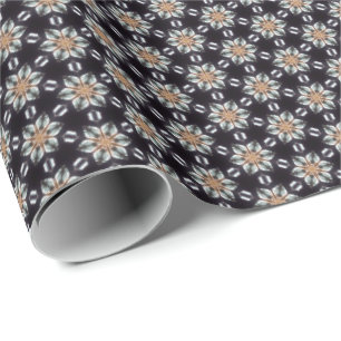 Likt daisymönster som slår in papper presentpapper