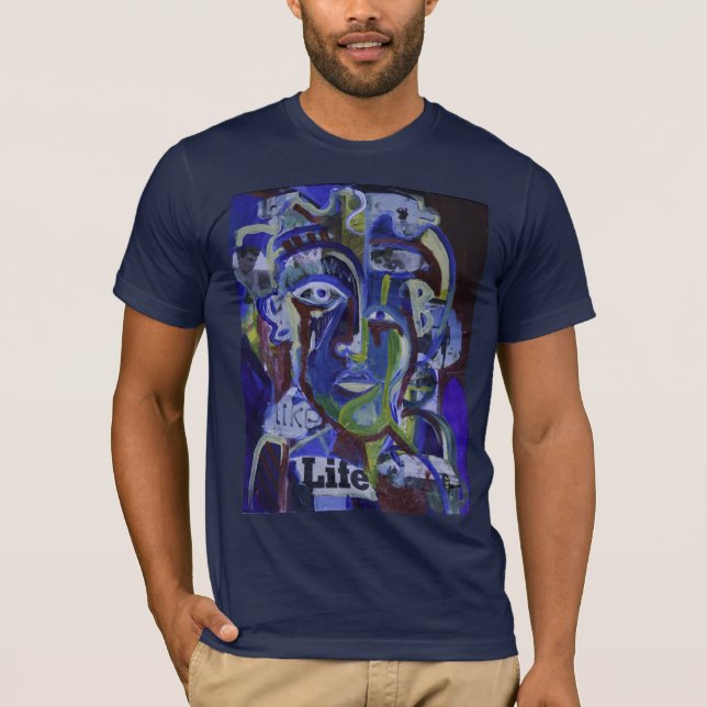 Likt liv t shirt (Framsida)