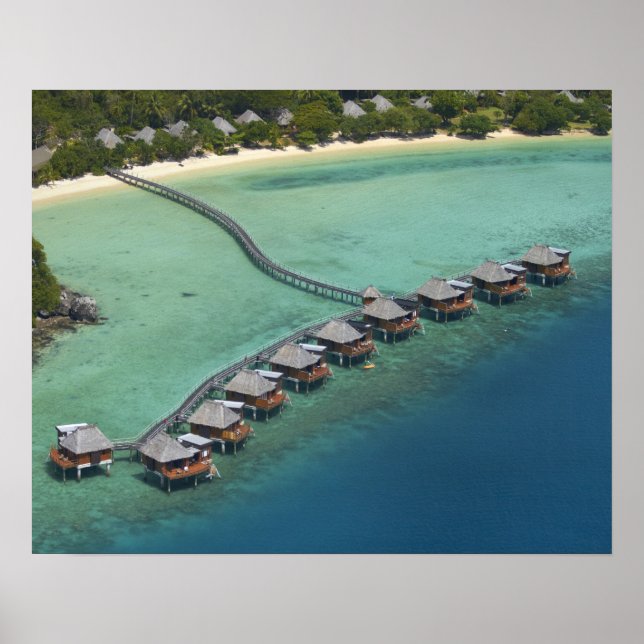 Likuliku Lagoon Resort, Malolo Island, Fiji Poster (Framsidan)