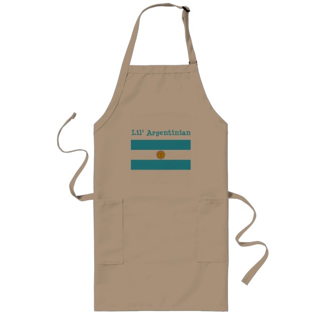 Lil argentinareförkläde långt förkläde (Framsidan)