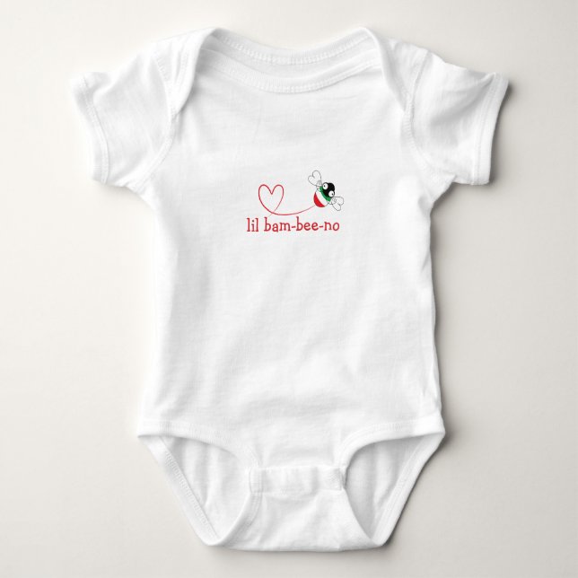 Lil Bam-bee-no Baby Bodytopp  T Shirt (Framsida)
