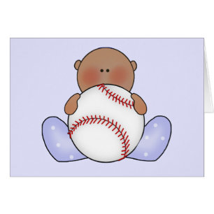 Lil Baseball Pojke - Etniskt blankkort OBS Kort