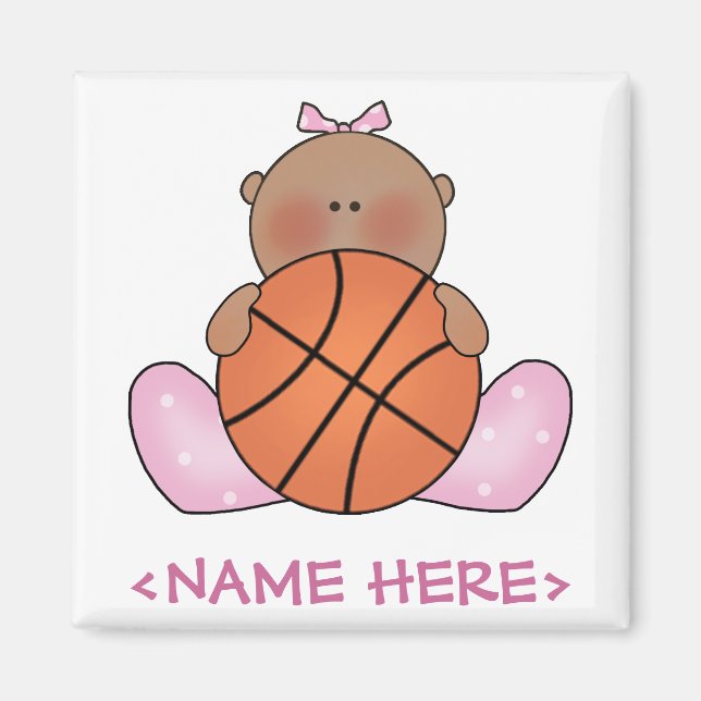 Lil Basketball Flicka - Ethnic Magnet (Framsidan)