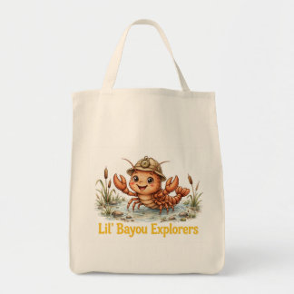 Lil' Bayou Explorers Kräftor Matkasse Tygkasse