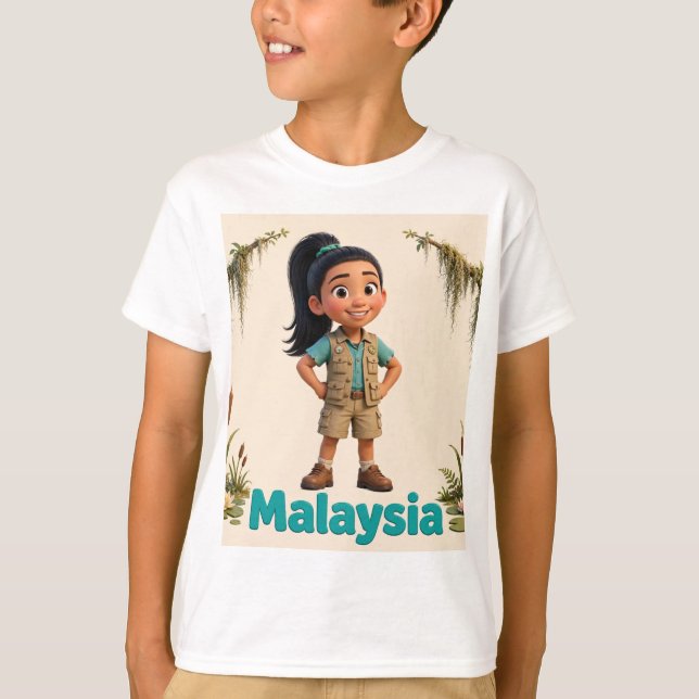 Lil' Bayou Explorers Malaysia T-shirt (Framsida)