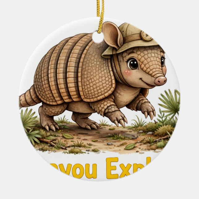 Lil' Bayou Explorers Pansar Christmas Ornament (Framsidan)