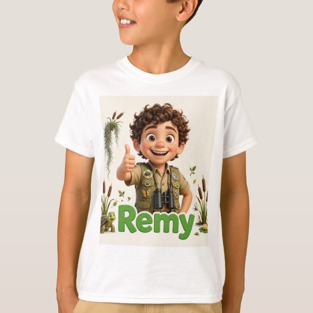 Lil' Bayou Explorers Remy T-shirt (Framsida)