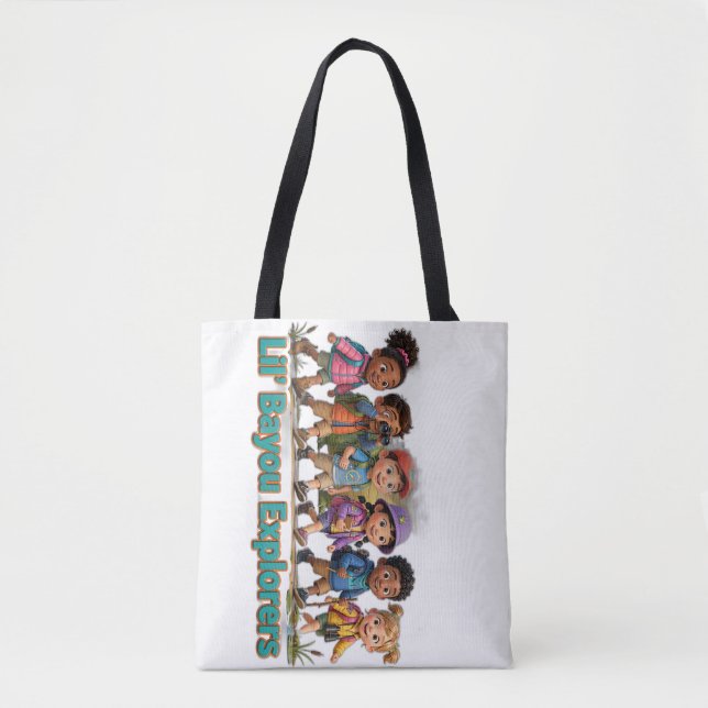 Lil' Bayou Explorers Team Shoulder Tote Tygkasse (Framsida)
