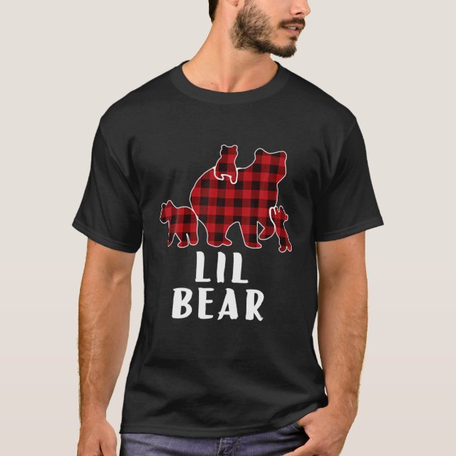 Lil Bear 3 Unge, julklapp Pajama, Mamma Pear Pajam T Shirt (Framsida)