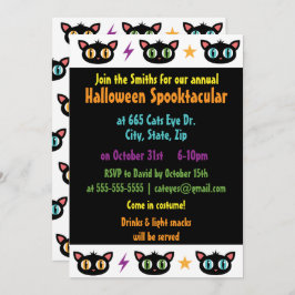 Lil Black Kattunge Inbjudningar