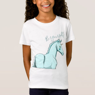 Lil Blue Palomino Unicorn (var du själv) T Shirt