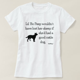 Lil Bo pip och nötkreaturhundar - HerdNerd Tee