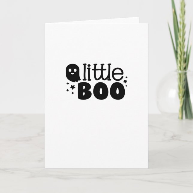 Lil Boo Halloween 2025 Kort (Framsida)