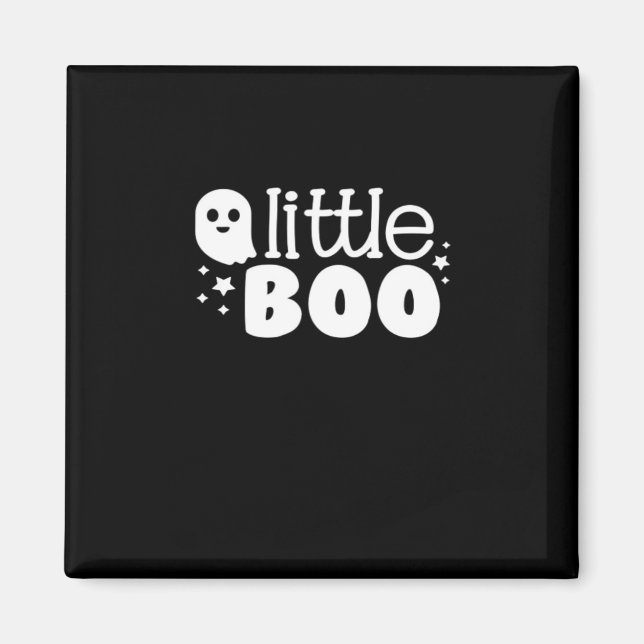 Lil Boo Halloween i vintage-stil Magnet (Framsidan)