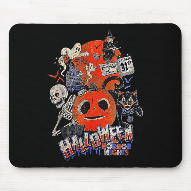 Lil Boo Halloween-skräcknattarna varje dag är den  Musmatta (Framsidan)