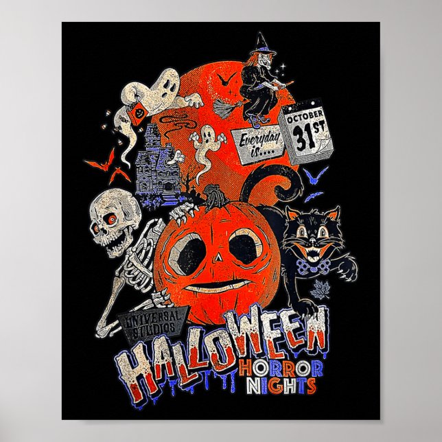 Lil Boo Halloween-skräcknattarna varje dag är den  Poster (Framsidan)