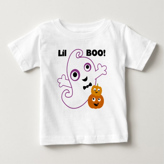 Lil BOO Halloween Småbarn T-shirt (Framsida)