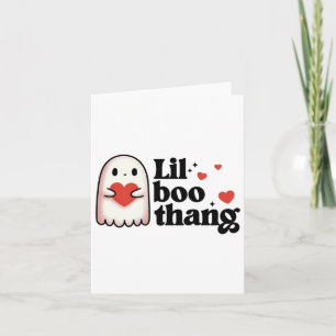 Lil Boo Thang Alla hjärtans dag söta hjärtan spöke Kort