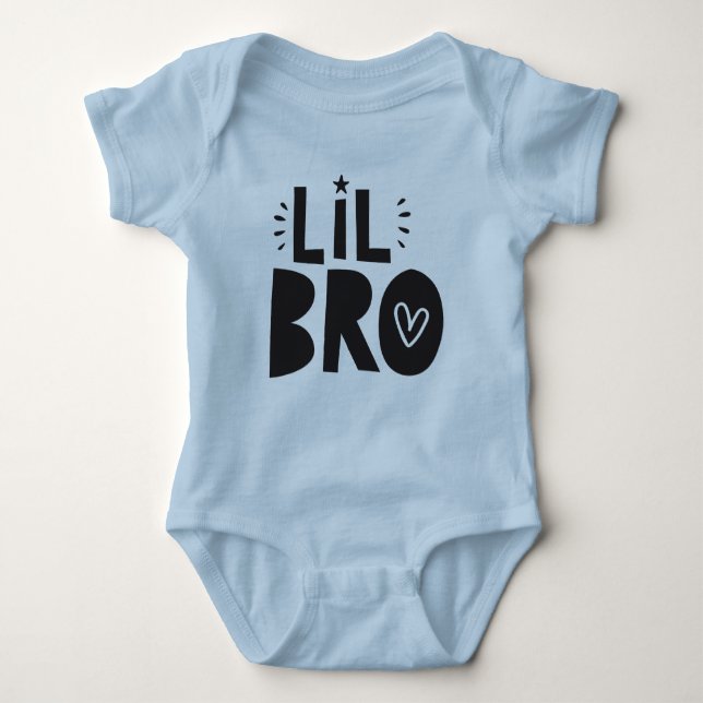 LIL BRO BABY modern fet stil klumpig scandi typ T Shirt (Framsida)
