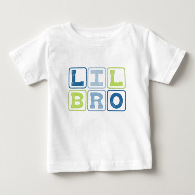 LIL BRO OUTLINE BLOCKS T-SHIRT (Framsida)