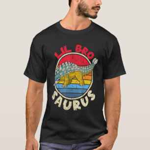 Lil Bro Saurus I Ankylosaurus Dinosaur I Family Mo T Shirt