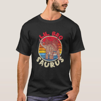 Lil Bro Saurus I Stegosaurus Stenops I Family Matc T Shirt