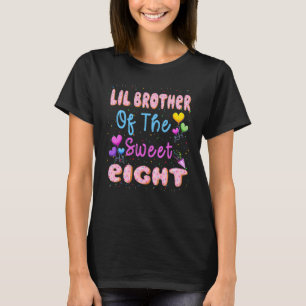 LIL Broder of the Sweet Å8th Donut Bday Part T Shirt