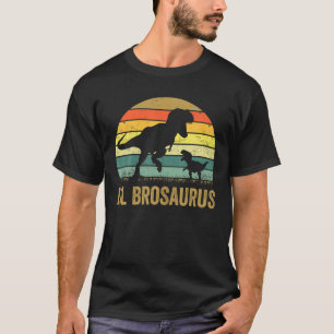lil BroSaurus T Rex Dinosaur lil Bro Saurus Family Shirt