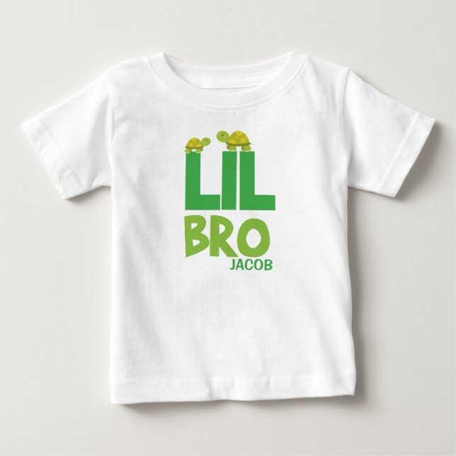 Lil brosksköldpadda t shirt (Framsida)