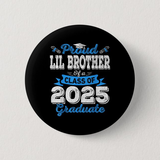 Lil Brother 2025 Studenten Proud Lil Brother Cl O Knapp (Framsida)