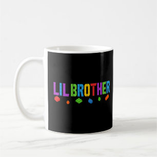 Lil Brother blockerar Master Brick Builder Birthda Kaffemugg