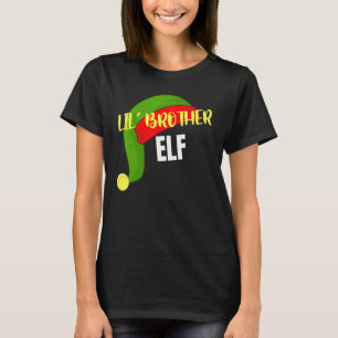 Lil Brother Elf Matching Family Group, jul Pa T Shirt