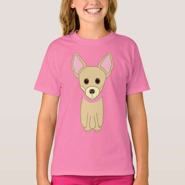 LiL Chihuahua Girl T-shirt (Framsida)
