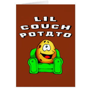 Lil Couch Potato Hälsningskort