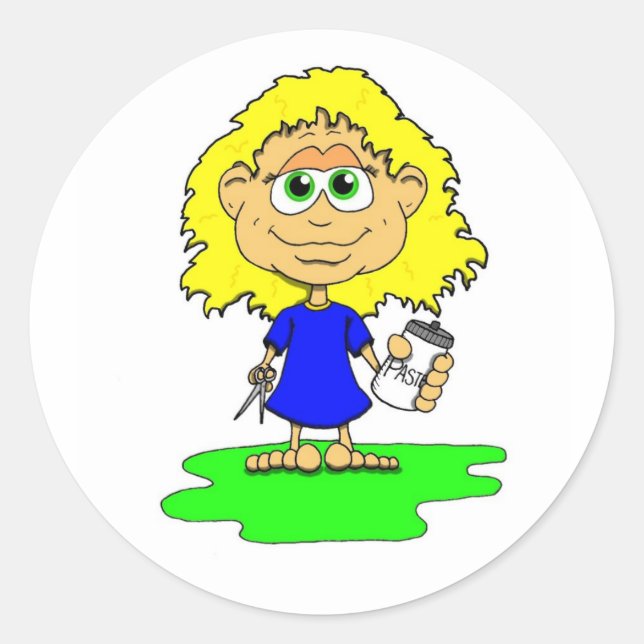 Lil Crafty Runt Klistermärke (Framsida)