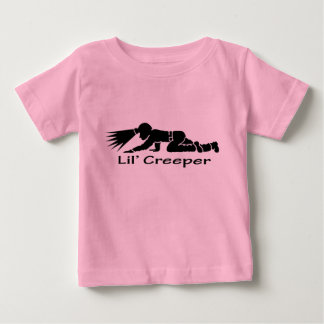 Lil Creeper crawlar kolgruvarbetare i baby oneies Tee Shirt