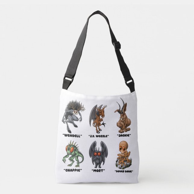 Lil Cryptids Tote Bag Axelväska (Framsida)