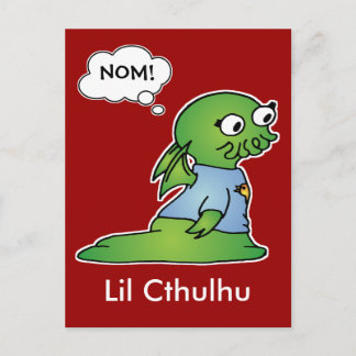 Lil Cthulhu Vykort