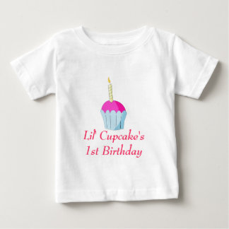 Lil Cupcake's1st födelsedag Tee Shirt