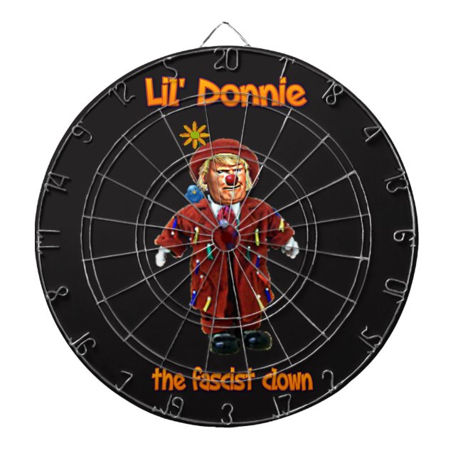 Lil Donnie fascistclowndartboarden Piltavla (Framsidan)