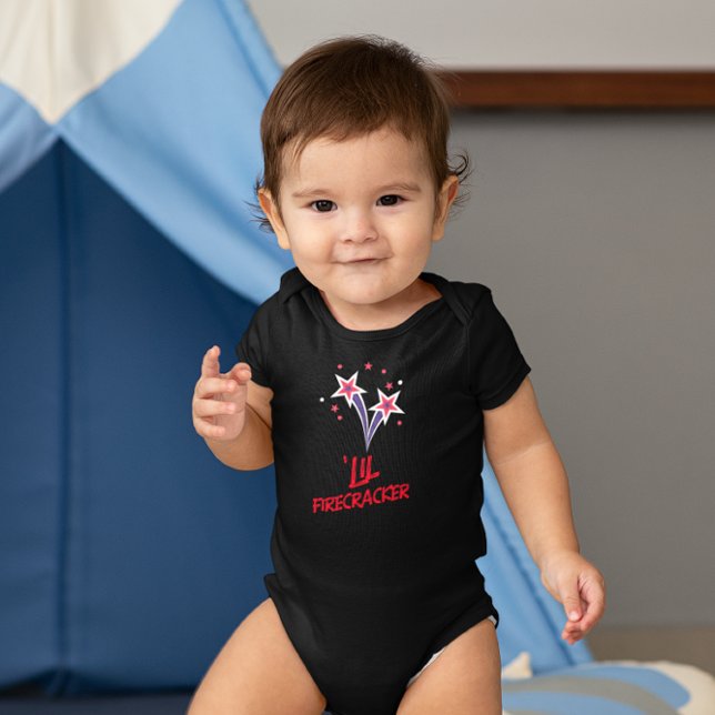 "LIL FIRECRACKER 4 JULI T SHIRT (Skapare uppladdad)