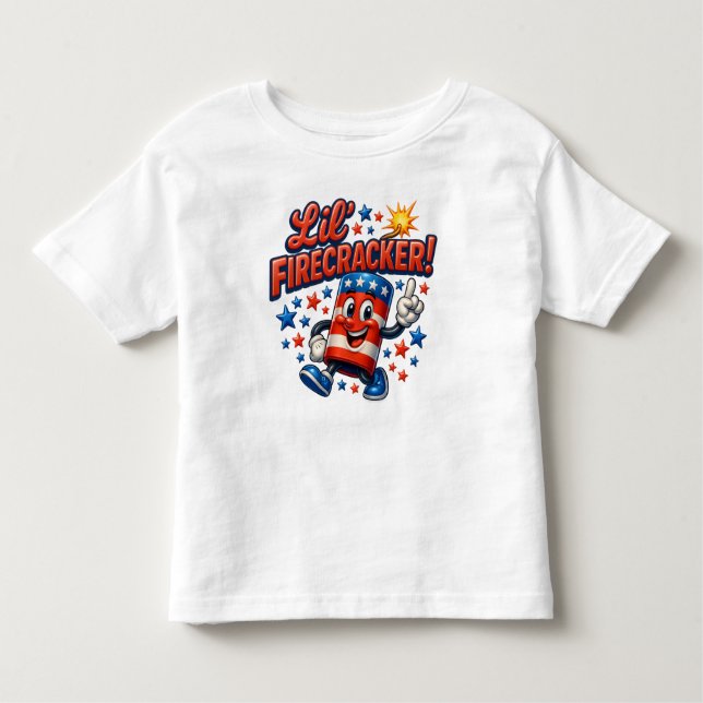  Lil’ Firecracker Frenzy T Shirt (Framsida)
