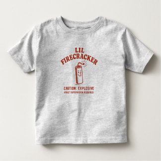 Lil Firecracker | Vintage Tecknad 4 juli Kids T Shirt