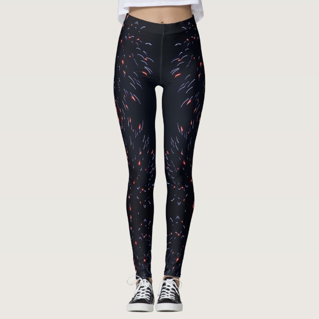 Lil Fireworks Leggin-utskrift Leggings (Framsida)