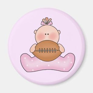 Lil Football Flicka Magnet