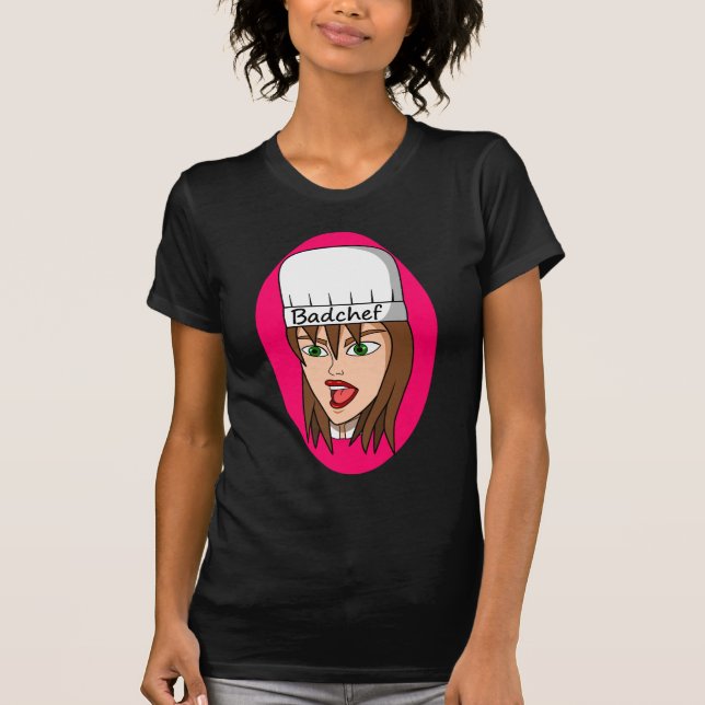 Lil Fröcken Badchef T-shirt (Framsida)