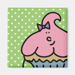 Lil Fröcken Cuppy tårtamagnet Magnet