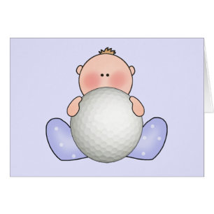 Lil Golf Pojke Blank Card OBS Kort