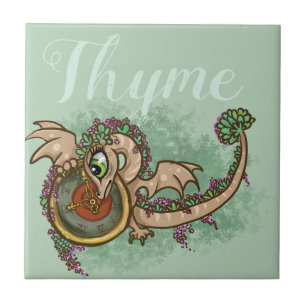 Lil Herb Dragon Thyme Kakelplatta